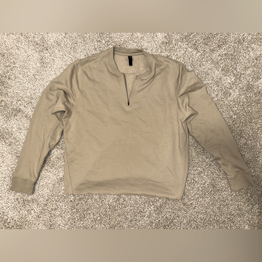 Women’s Z by Zella 1/2 Zip‎ Taupe Crewneck